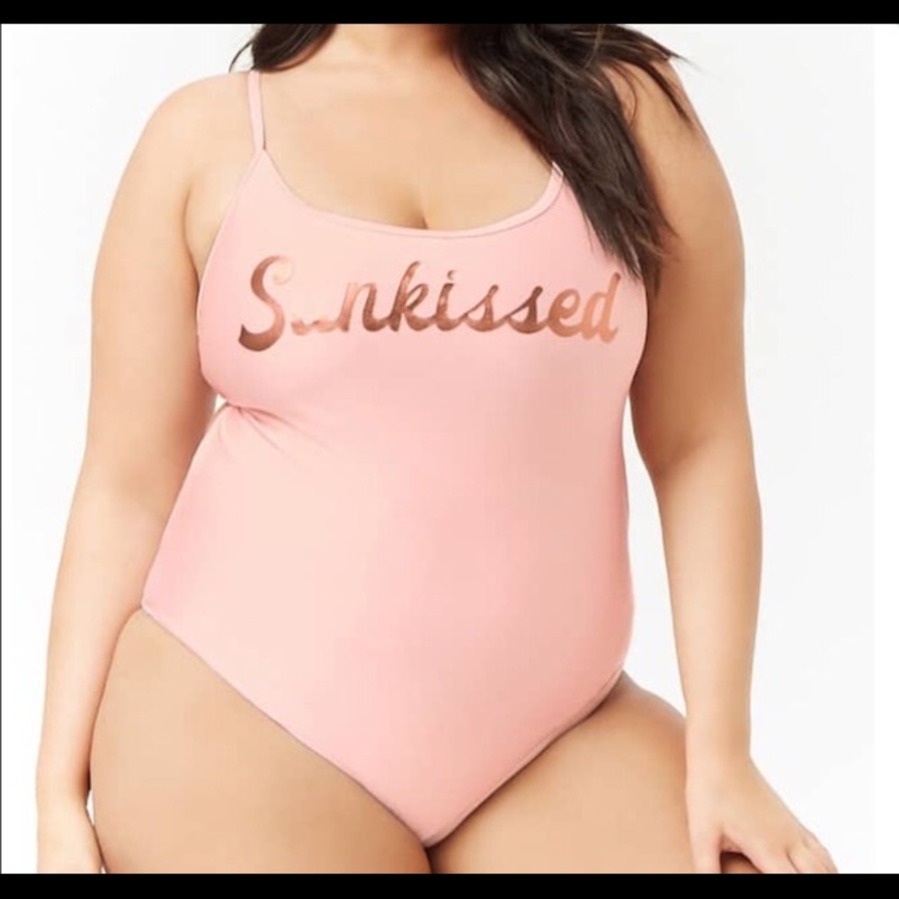 Forever 21 Pink Sunkissed Bathing Suit 2X